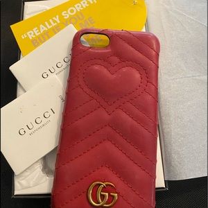 gucci heart phone case